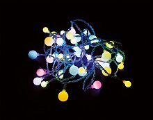 Гирлянда светодиодная "Шнур" Feron CL55 40LED 3,6Вт Многоцветная (RGB) IP33 40 диодов 5х1,5м картинка 